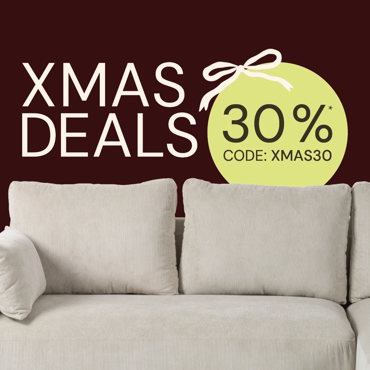XMAS DEALS: 30 % mit dem Code XMAS30