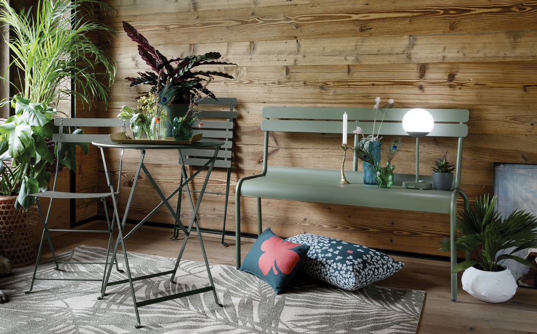 Fermob garden bench LUXEMBOURG