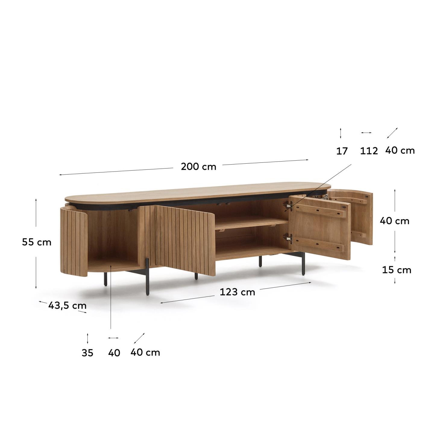 KAVE HOME Lowboard LICIA