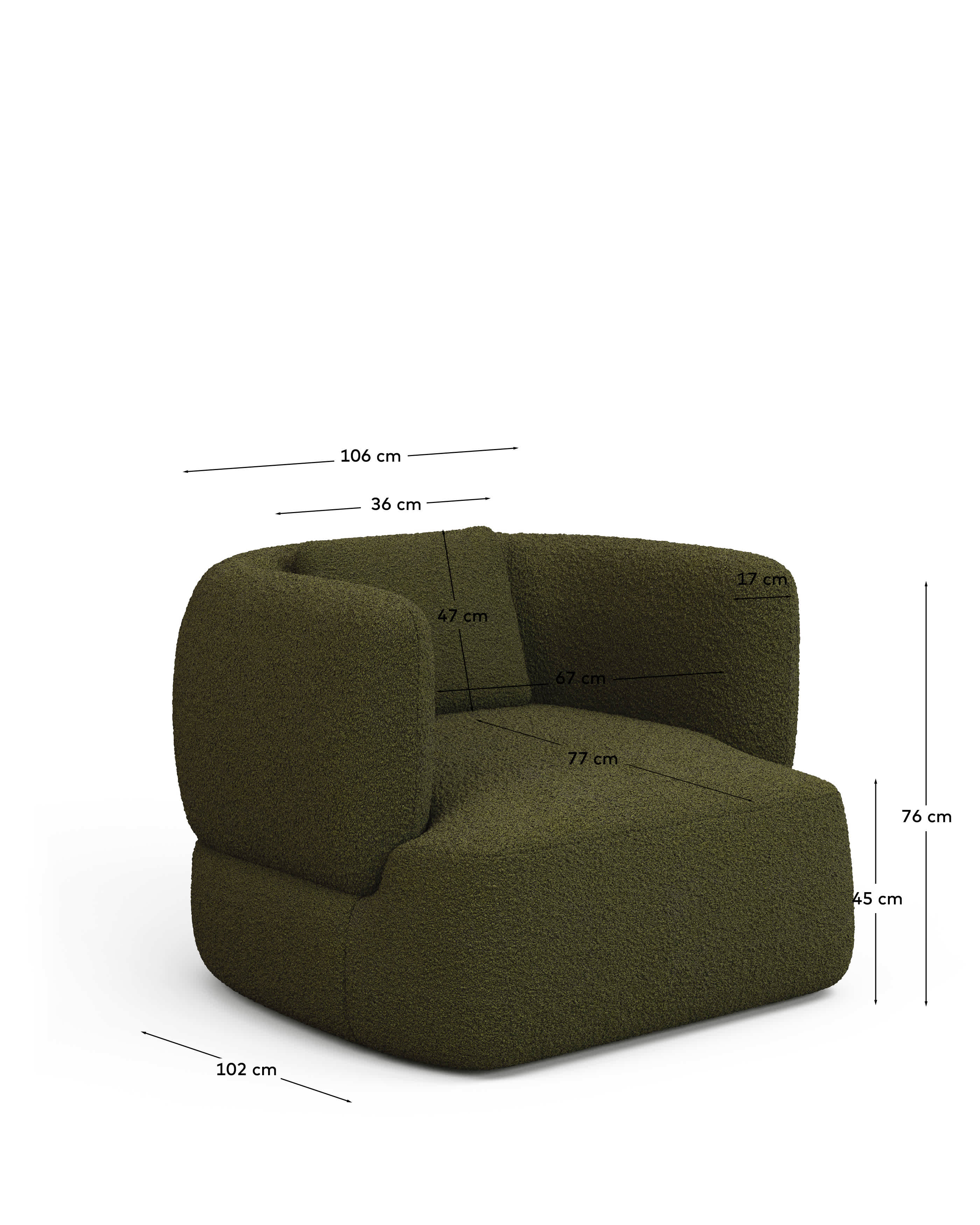 KAVE HOME Drehsessel MARTINA