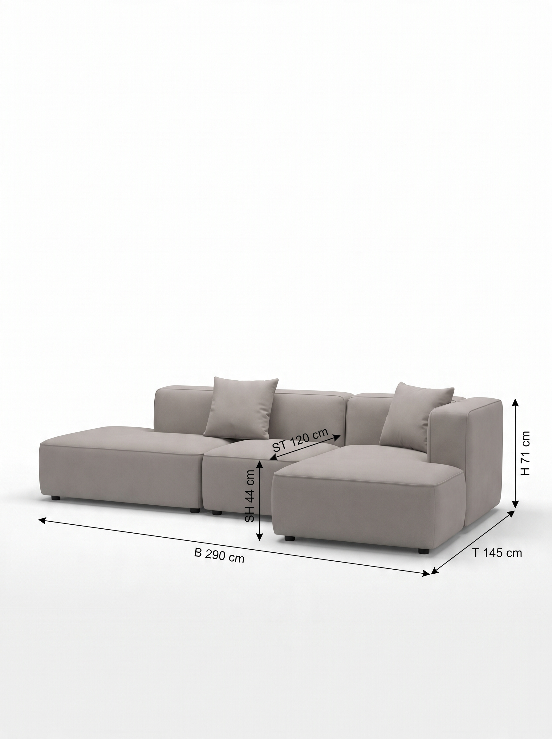 FAEE Modulares Ecksofa FLYNNA
