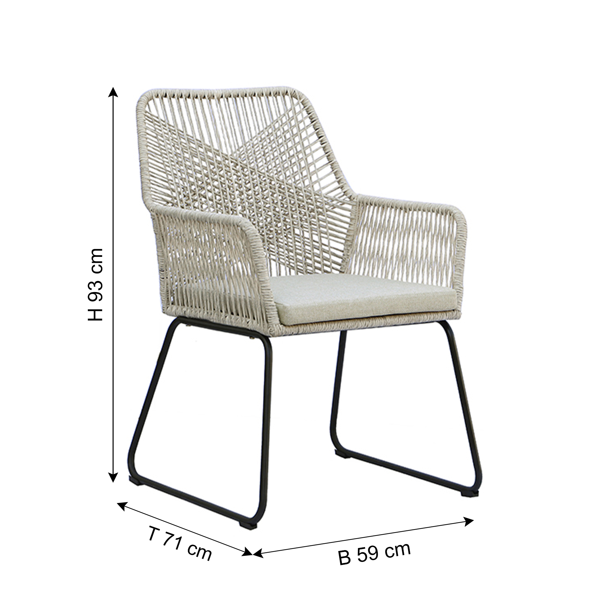 Chaise de jardin Faee TABARCA