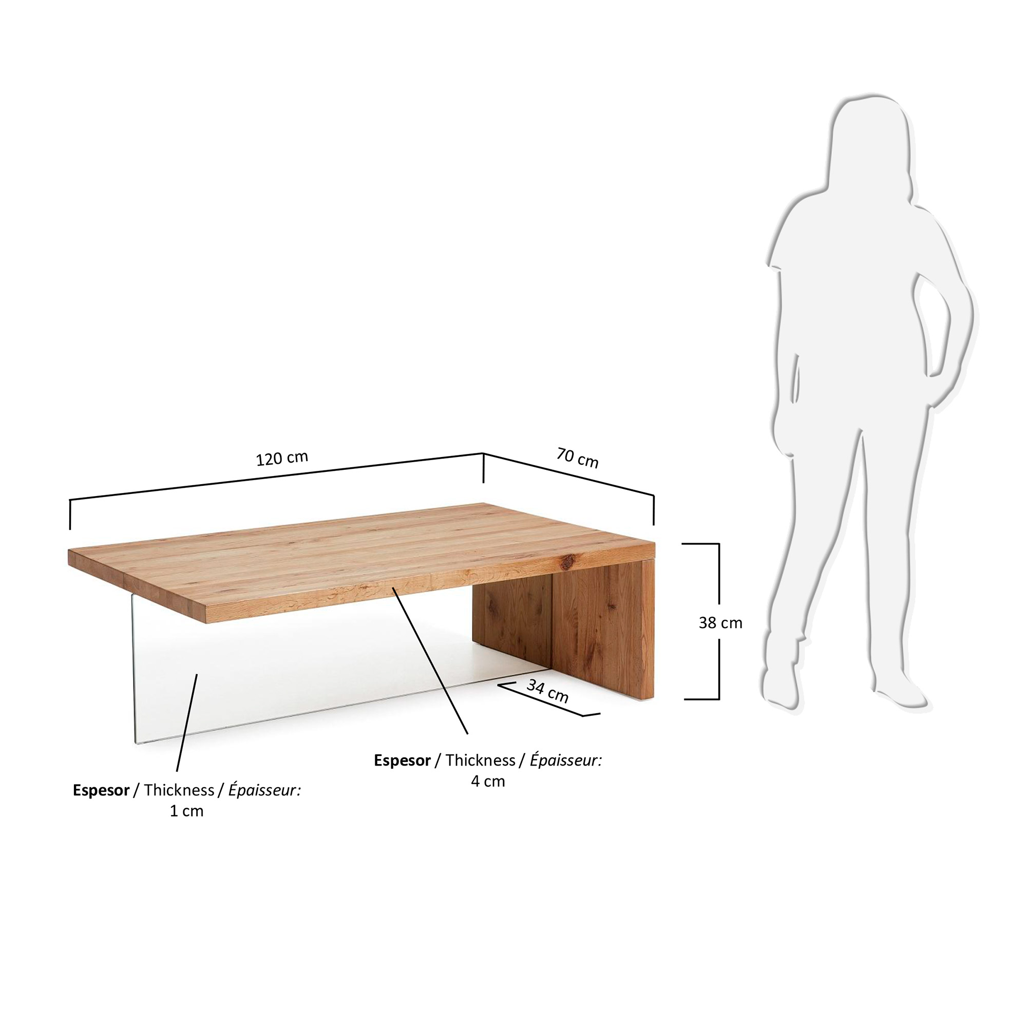 KAVE HOME Couchtisch TULSI KAVE HOME Couchtisch TULSI