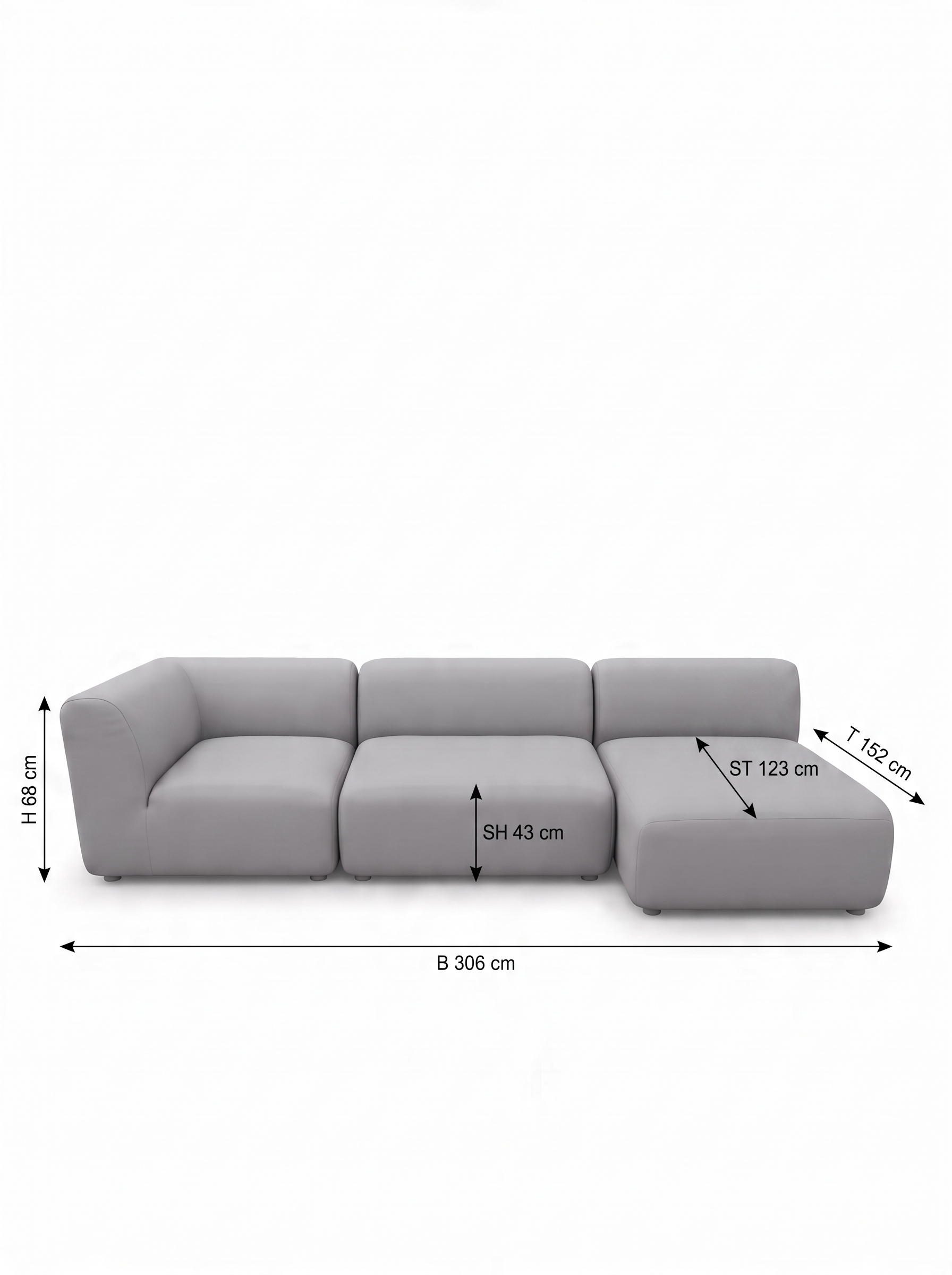 FAEE Modulares Ecksofa ELIN