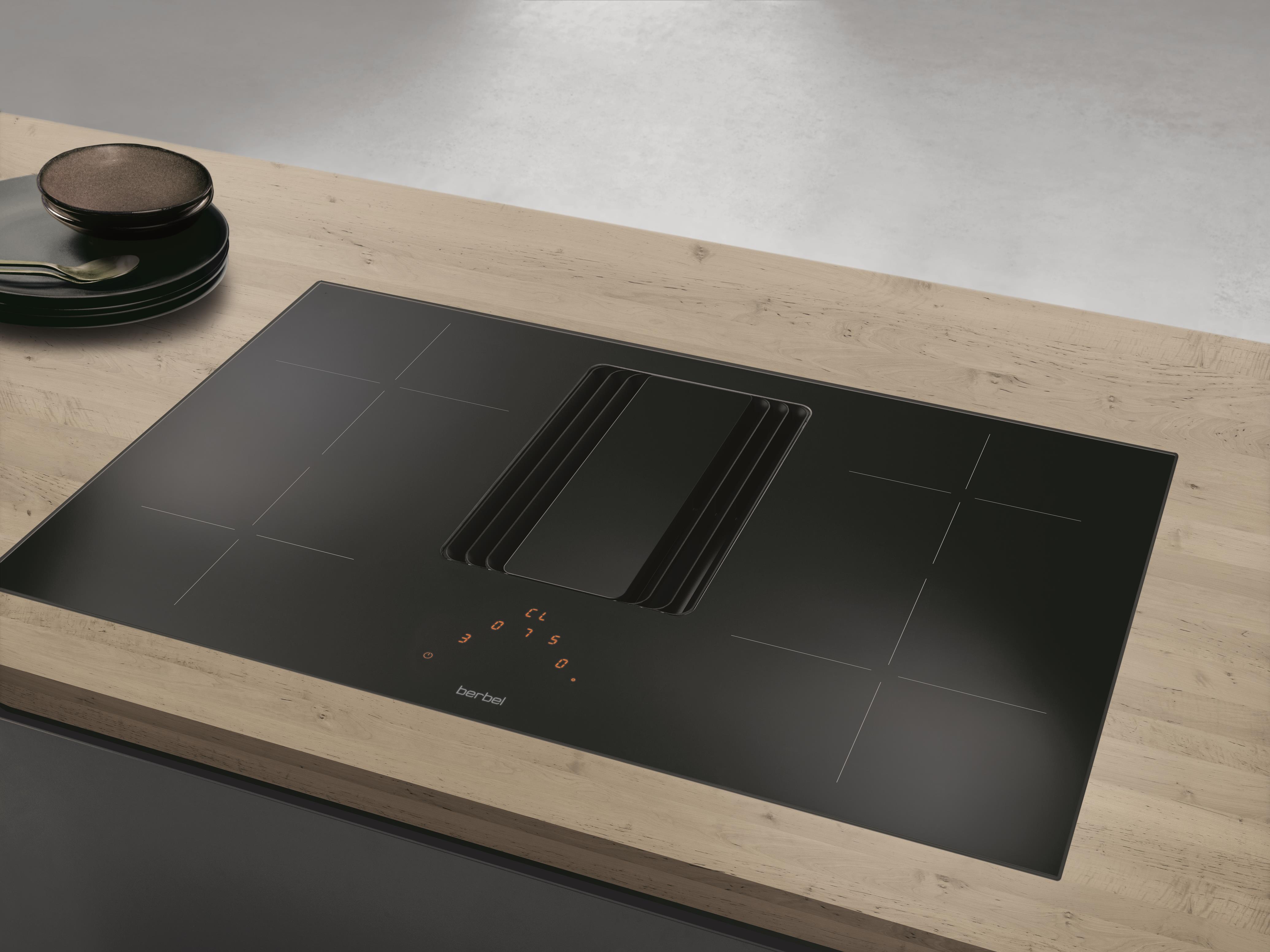 BERBEL hob with integrated extractor fan BKA 83 DLC