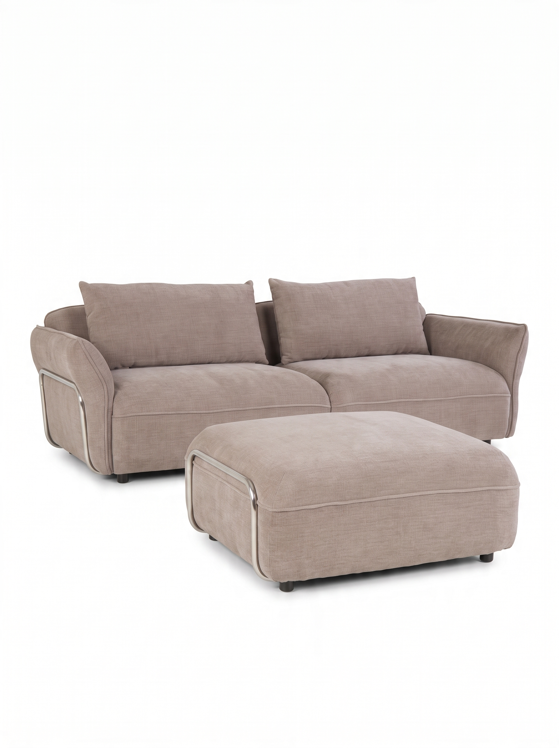 FAEE 3-Sitzer Sofa mit Hocker LYSA