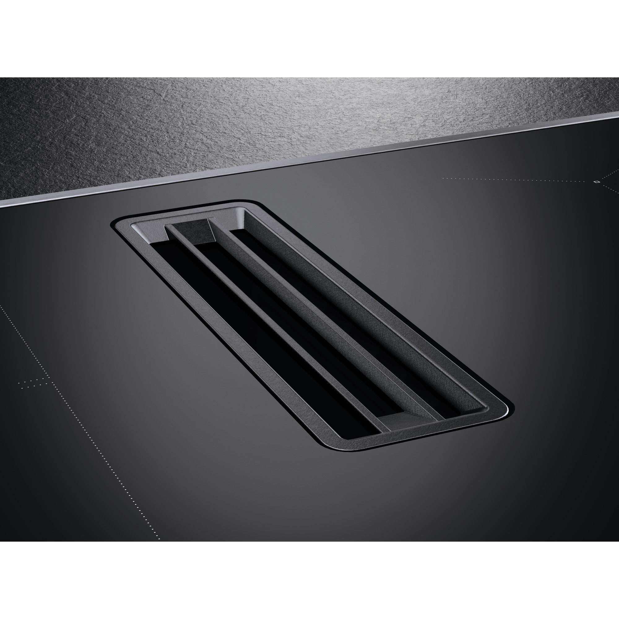 AEG hob with integrated extractor fan GC8454K