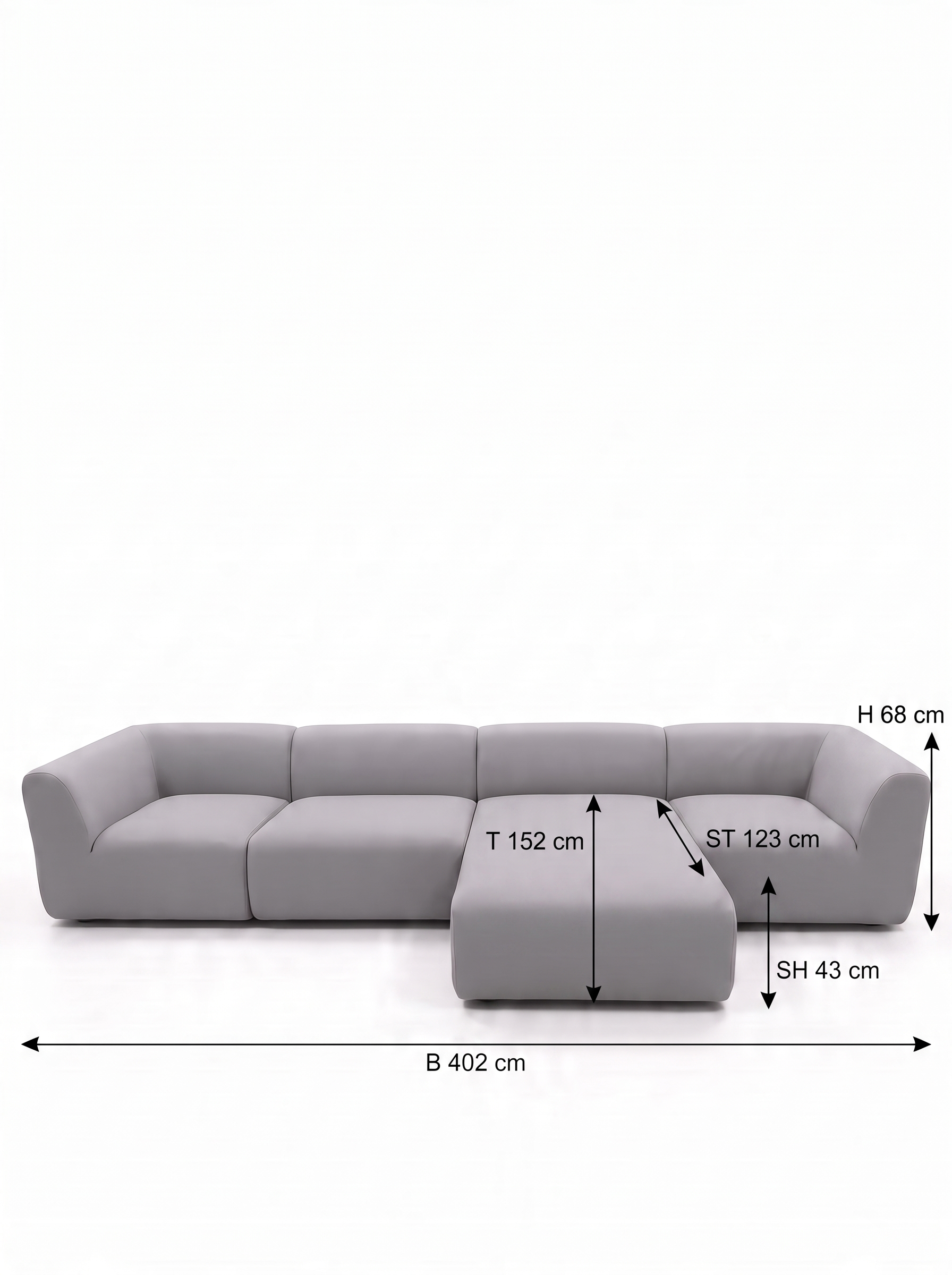 FAEE Modulares XL-Sofa ELIN