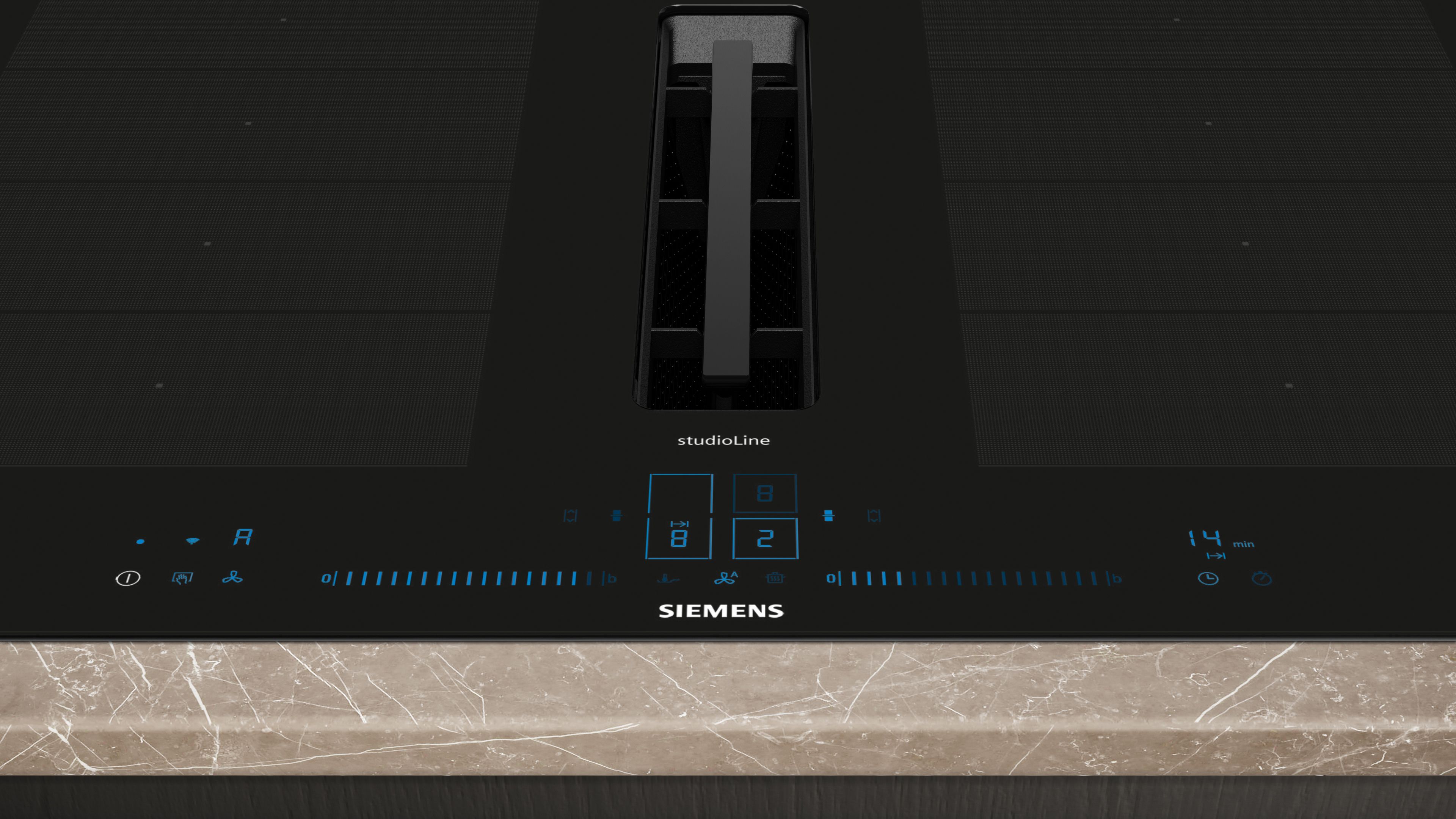 SIEMENS hob with integrated extractor iQ700 EX877NX68E