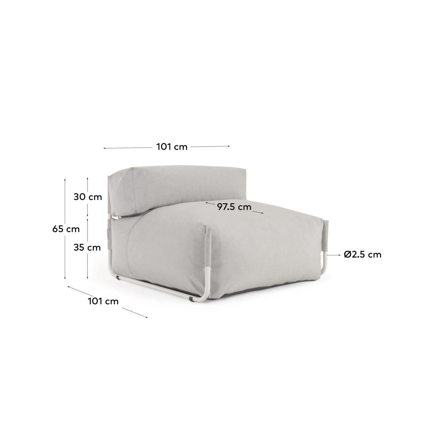 KAVE HOME Pouf Outdoor  SQUARE