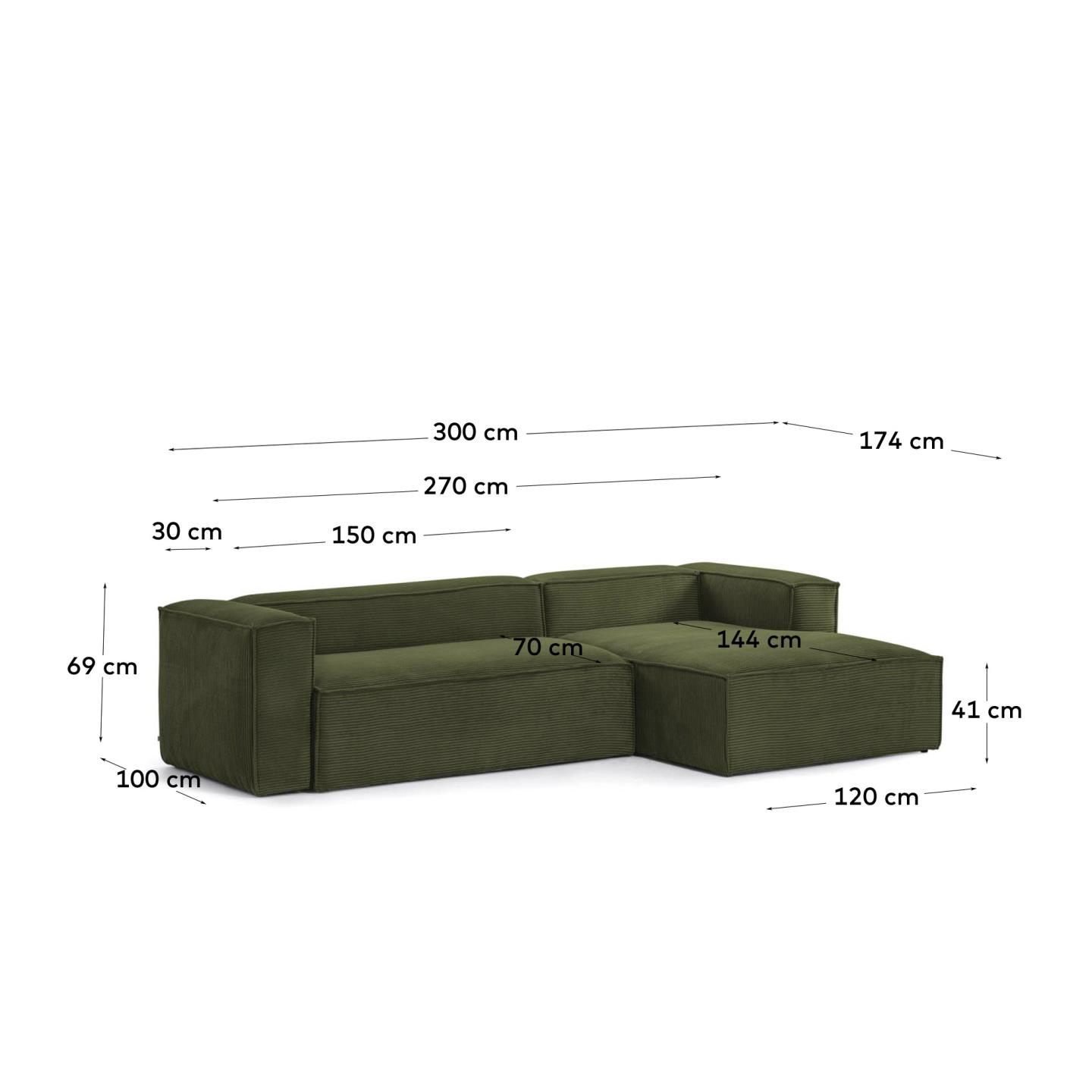 KAVE HOME Sofa BLOK KAVE HOME Sofa BLOK