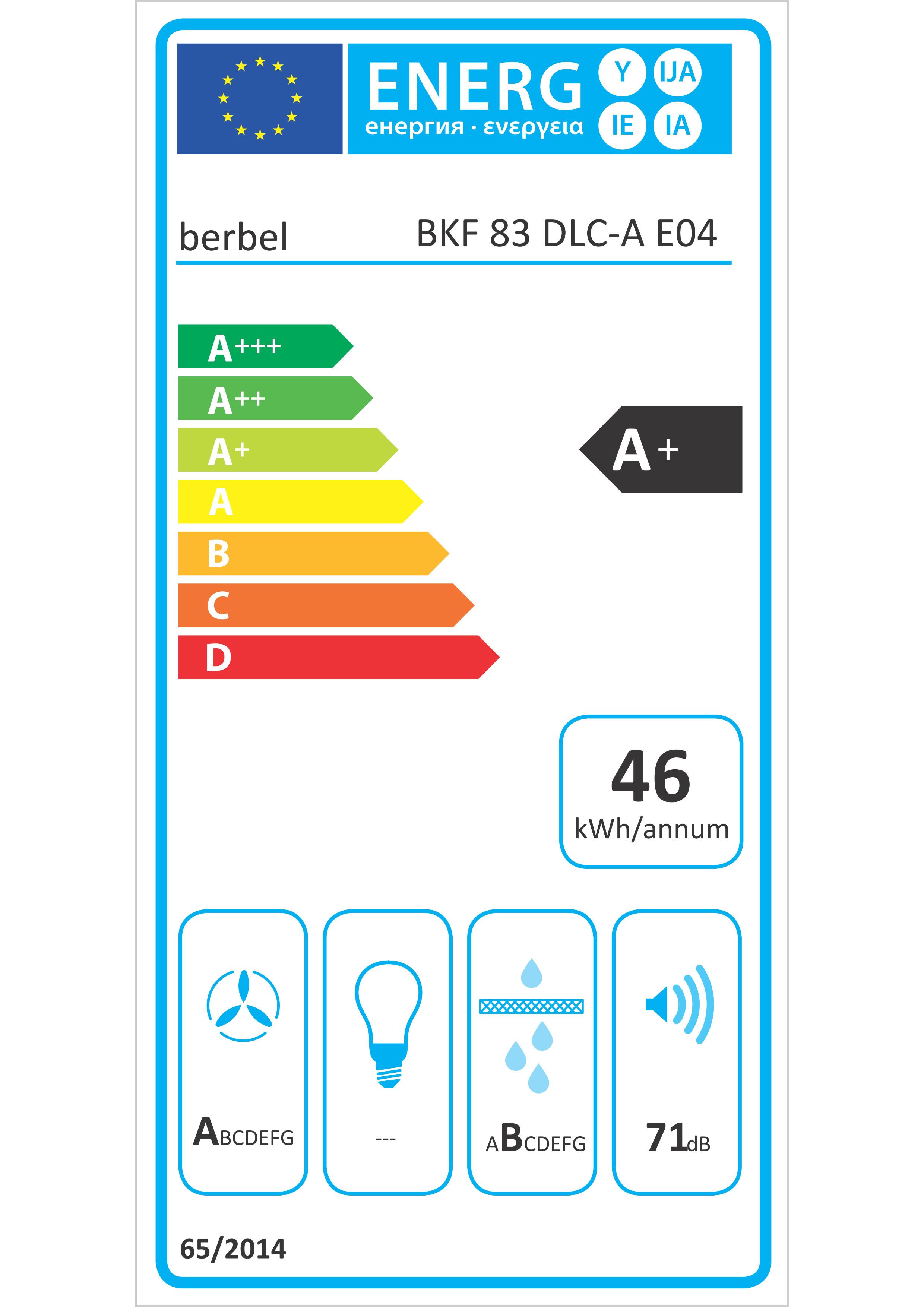 BERBEL hob with integrated extractor fan BKA 83 DLC